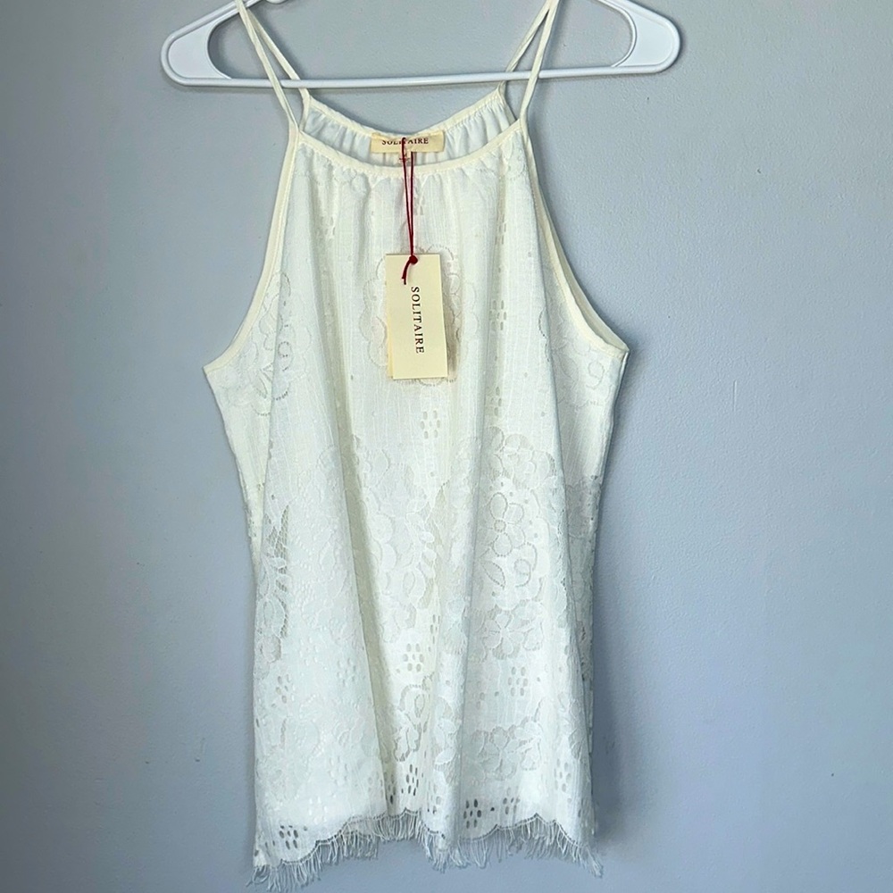 NWT Solitaire blouse size medium